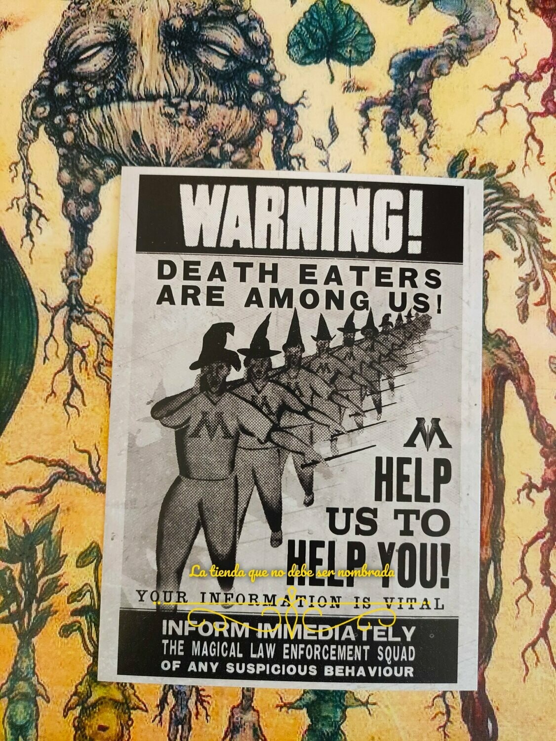 POSTAL WARNING! DEATH EATERS ARE AMONG US! HARRY POTTER MINALIMA