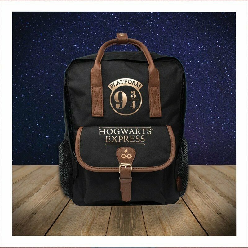 MOCHILA PLATFORM 93/4 HOGWARTS EXPRESS NEGRA HARRY POTTER