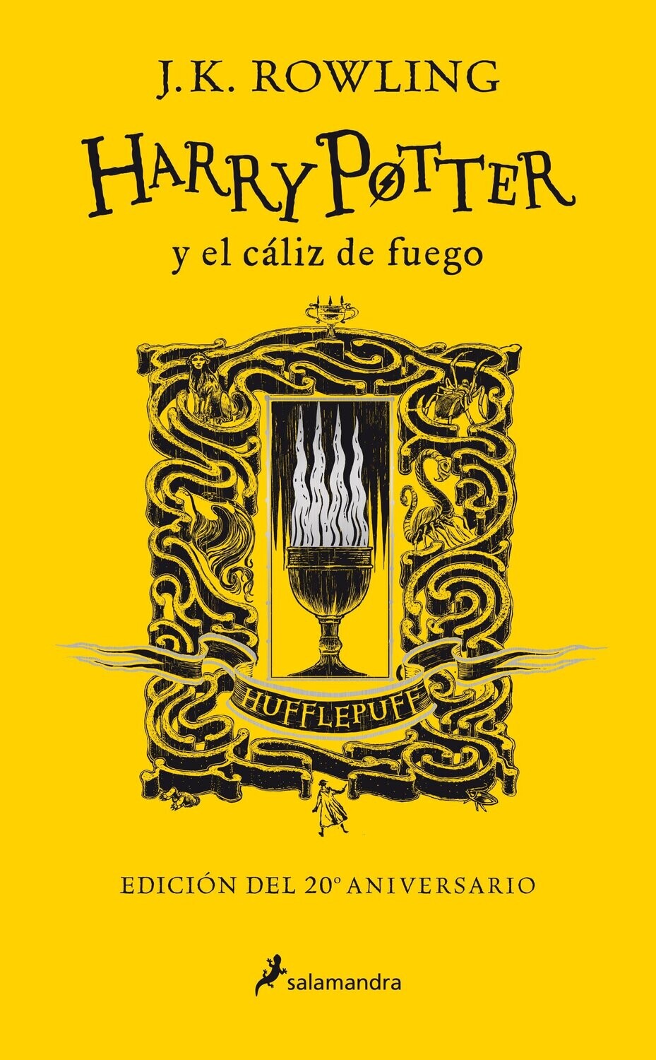 HARRY POTTER Y EL CALIZ DE FUEGO EDICION HUFFLEPUFF 20º ANIVERSARIO