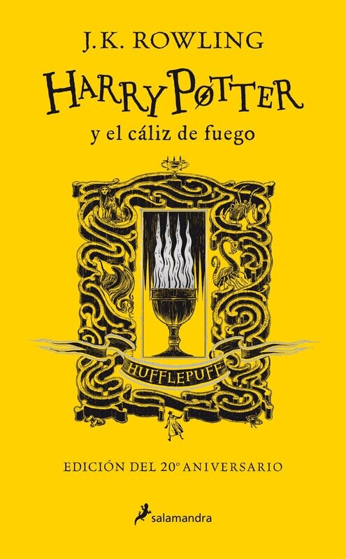HARRY POTTER Y EL CALIZ DE FUEGO EDICION HUFFLEPUFF 20º ANIVERSARIO