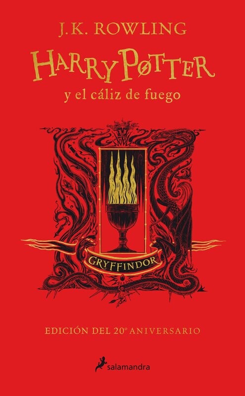 HARRY POTTER Y EL CALIZ DE FUEGO EDICION GRYFFINDOR 20º ANIVERSARIO