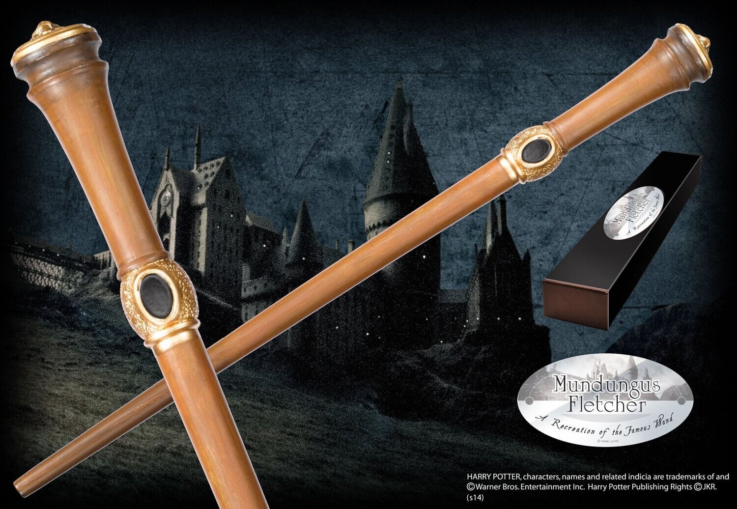 VARITA MUNDUNGUS FLETCHER C/PINZA HARRY POTTER NOBLE COLLECTION