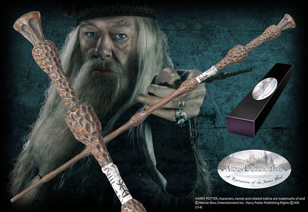 VARITA ALBUS DUMBLEDORE C/PINZA HARRY POTTER NOBLE COLLECTION VARITA ALBUS DUMBLEDORE C/PINZA HARRY POTTER NOBLE COLLECTION