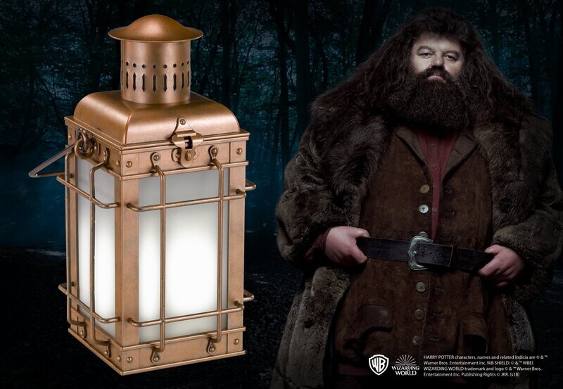 REPLICA LINTERNA REBEUS HAGRID HARRY POTTER DESCATALOGADO NOBLE COLLECTION
