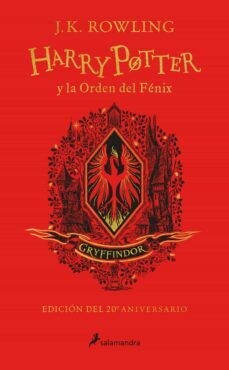 HARRY POTTER Y LA ORDEN DEL FENIX EDICION 20º ANIVERSARIO GRYFFINDOR