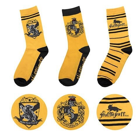 SET CALCETINES HUFFLEPUFF HARRY POTTER CINE REPLICAS