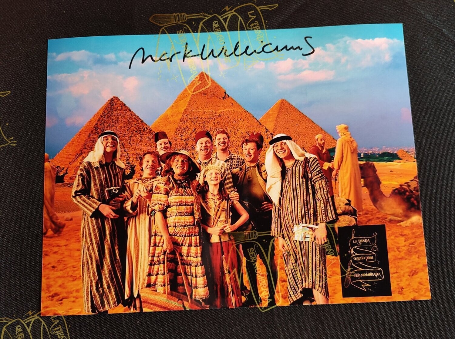 FOTOGRAFIA FAMILIA WEASLEY FIRMADA POR ARTHUR WEASLEY (MARK WILLIAMS)