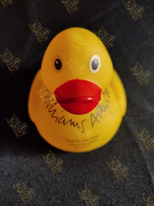 PATITO DE GOMA FIRMADO POR ARTHUR WEASLEY (MARK WILLIAMS)