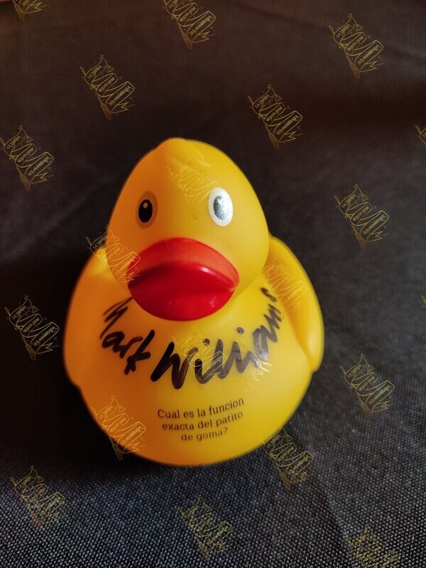 PATITO DE GOMA FIRMADO POR ARTHUR WEASLEY (MARK WILLIAMS)