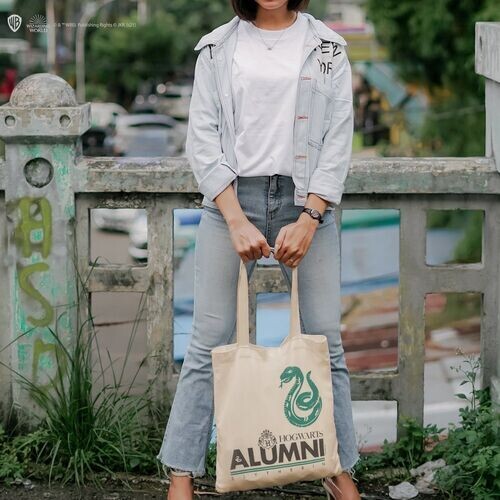 BOLSA TELA ALUMNI SLYTHERIN HARRY POTTER