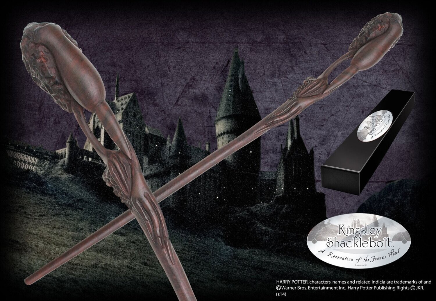 VARITA KINGSLEY SHACKLEBOLT C/PINZA HARRY POTTER NOBLE COLLECTION