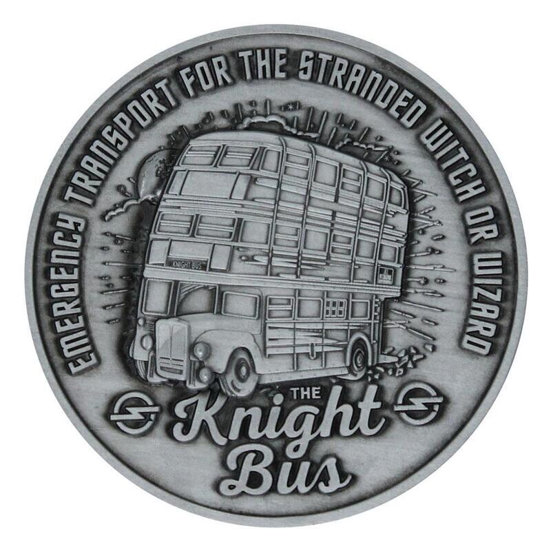 MEDALLON KNIGHT BUS EDICION LIMITADA NUMERADA HARRY POTTER