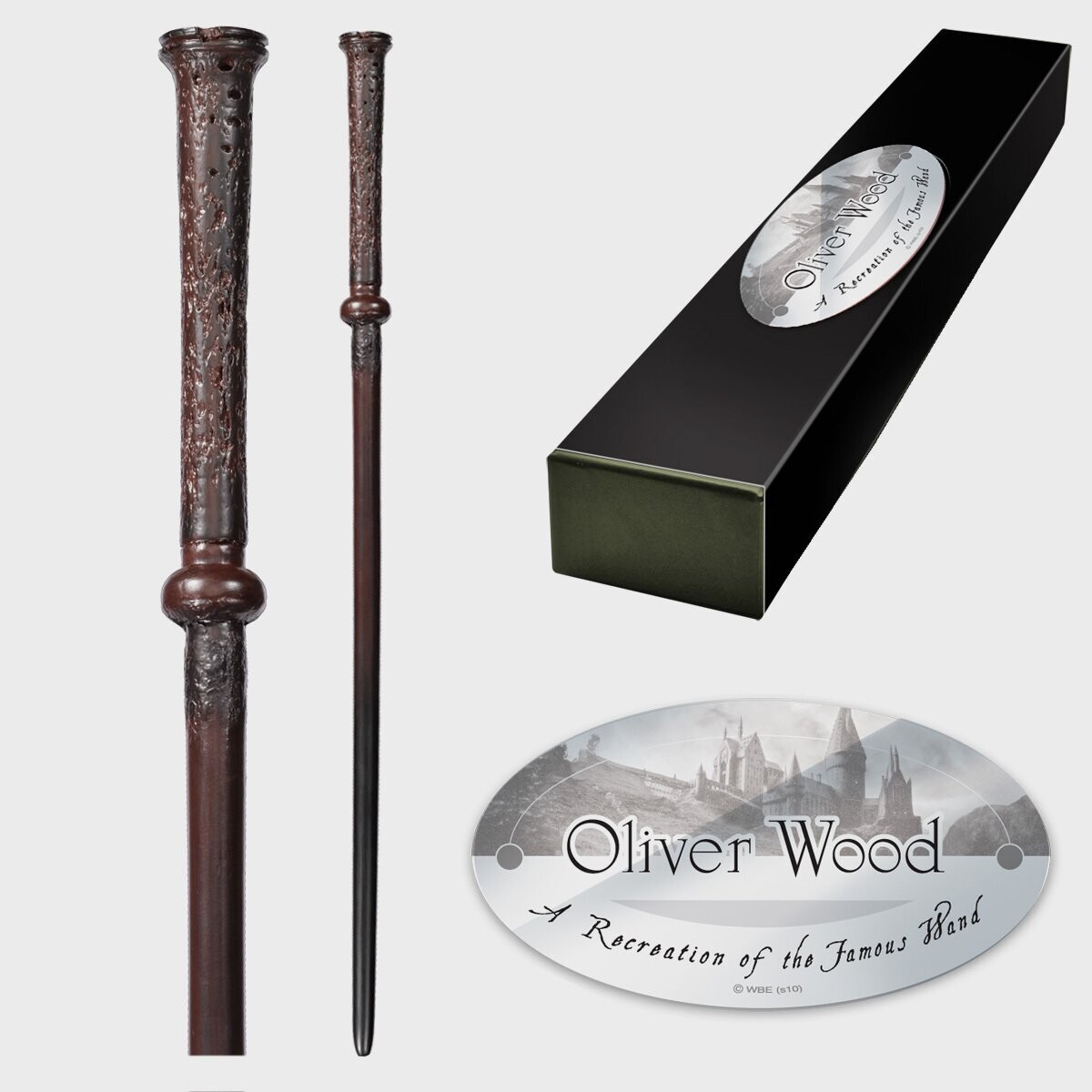 VARITA OLIVER WOOD C/PINZA HARRY POTTER NOBLE COLLECTION