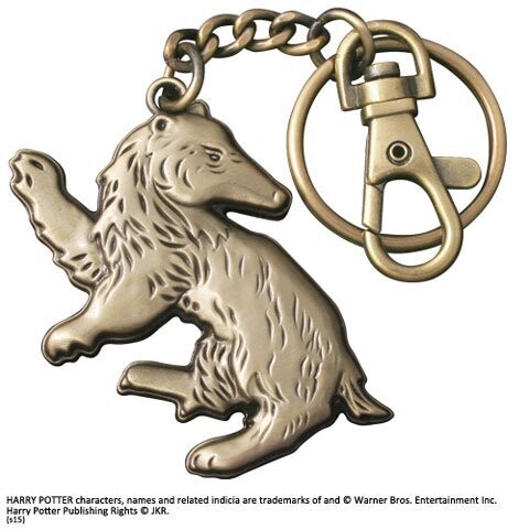 LLAVERO MASCOTA HUFFLEPUFF HARRY POTTER NOBLE COLLECTION