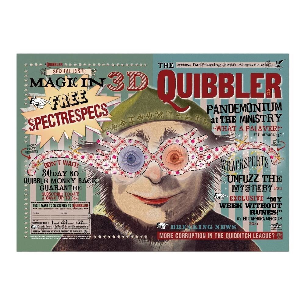 POSTER SPECTRESPECS LUNA LOVEGOOD MINALIMA HARRY POTTER
