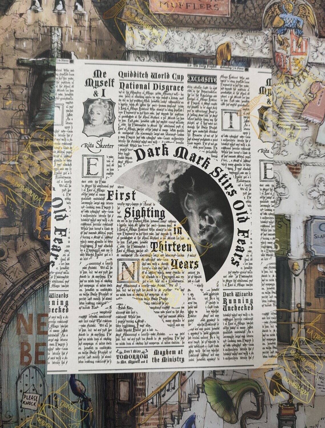 POSTAL RITA SKEETER HARRY POTTER MINALIMA