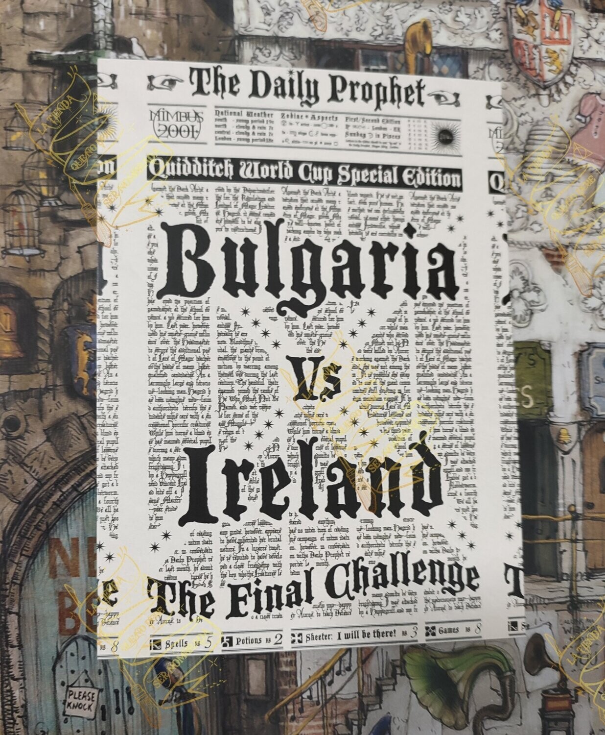 POSTAL BULGARIA VS IRELAND HARRY POTTER MINALIMA