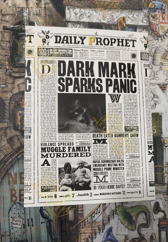 POSTAL DARK MARK HARRY POTTER MINALIMA