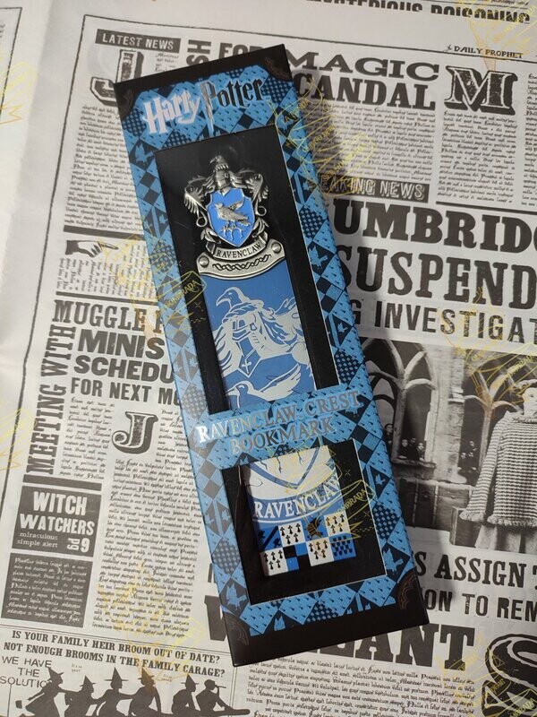 MARCAPAGINAS RAVENCLAW FIRMADO POR LUNA LOVEGOOD (EVANNA LYNCH)