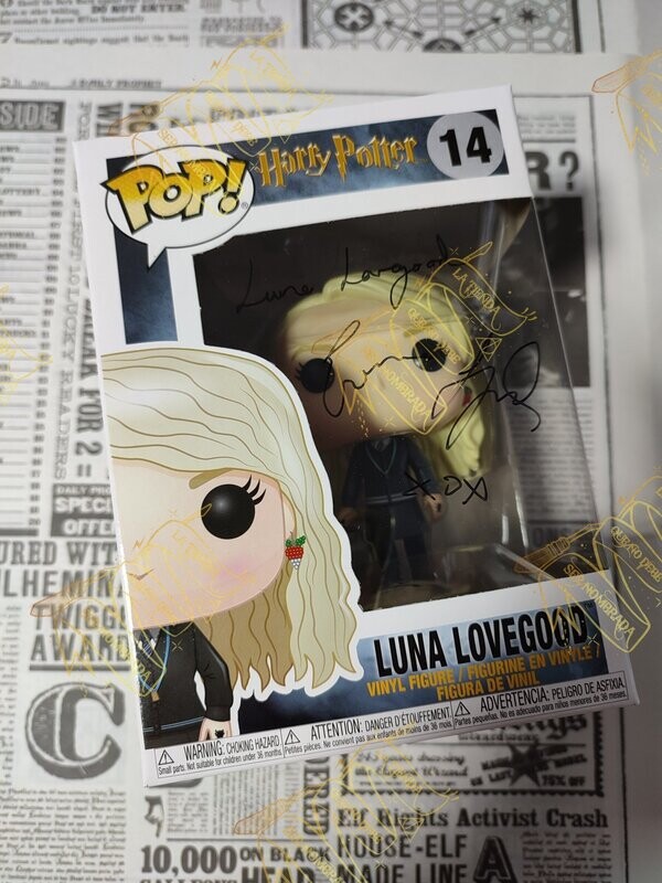 FUNKO POP Nº14 FIRMADO POR LUNA LOVEGOOD (EVANNA LYNCH)