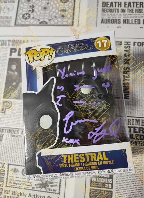 FUNKO THESTRAL POP Nº17  FIRMADO POR LUNA LOVEGOOD (EVANNA LYNCH)