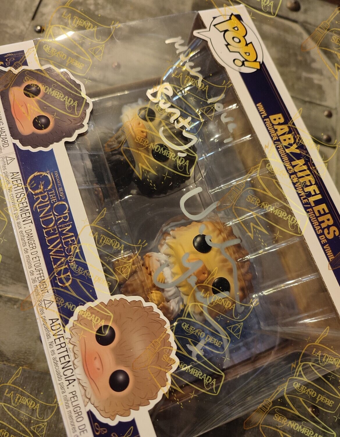 SET FUNKO POP BABY NIFFLERS DESCATALOGADO FIRMADO POR BUNTY (VICTORIA YEATES)