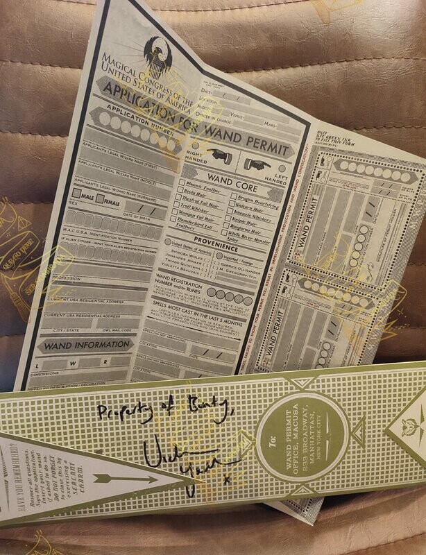 PERMISO DE VARITA FIRMADO POR BUNTY (VICTORIA YEATES)
