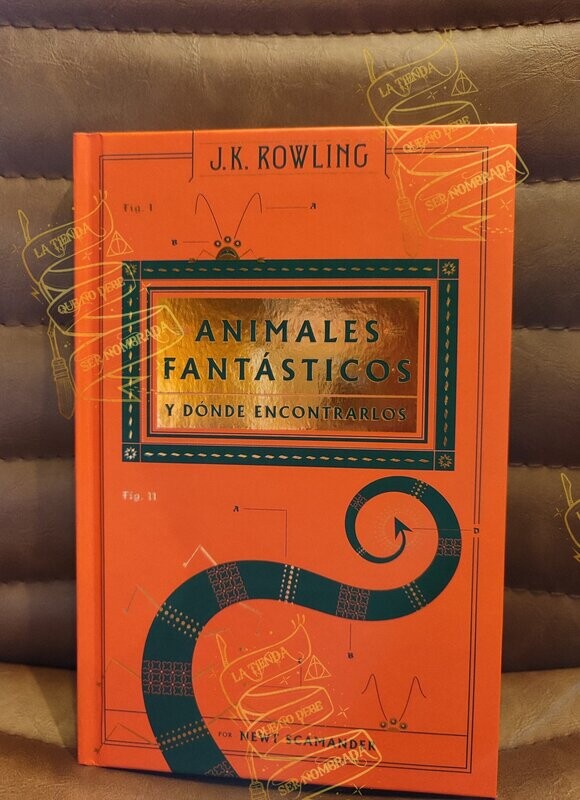 LIBRO ANIMALES FANTASTICOS Y DONDE ENCONTRARLOS ESCRITO POR NEWT SCAMANDER FIRMADO POR BUNTY (VICTORIA YEATES)