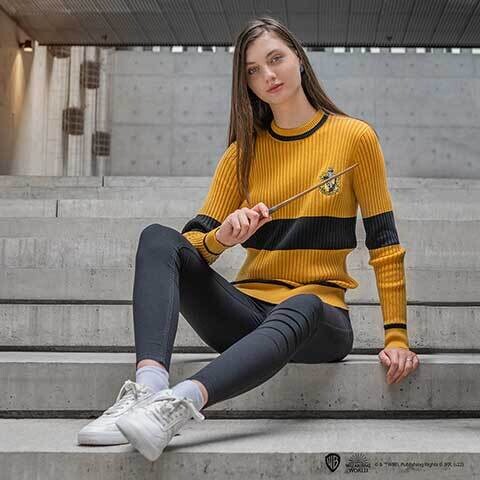 SUETER QUIDDITCH HUFFLEPUFF TALLA:M HARRY POTTER CINE REPLICAS