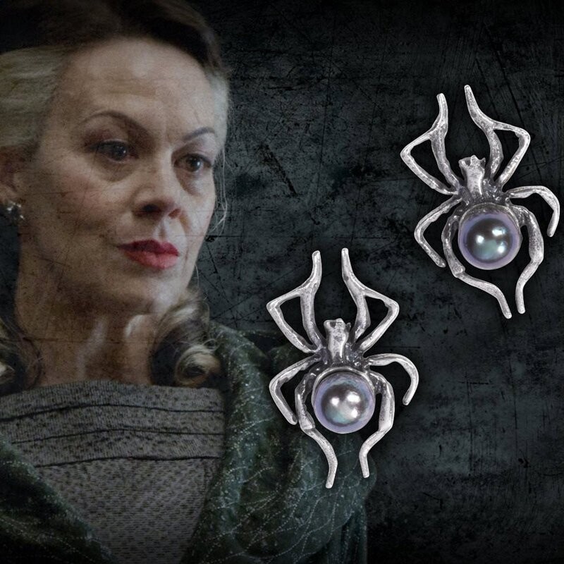 REPLICA PENDIENTES NARCISSA MALFOY HARRY POTTER NOBLE COLLECTION