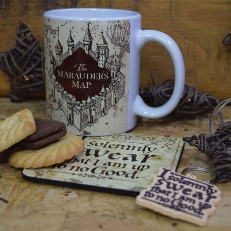 SET TAZA & ACCESORIOS MAPA MERODEADOR HARRY POTTER