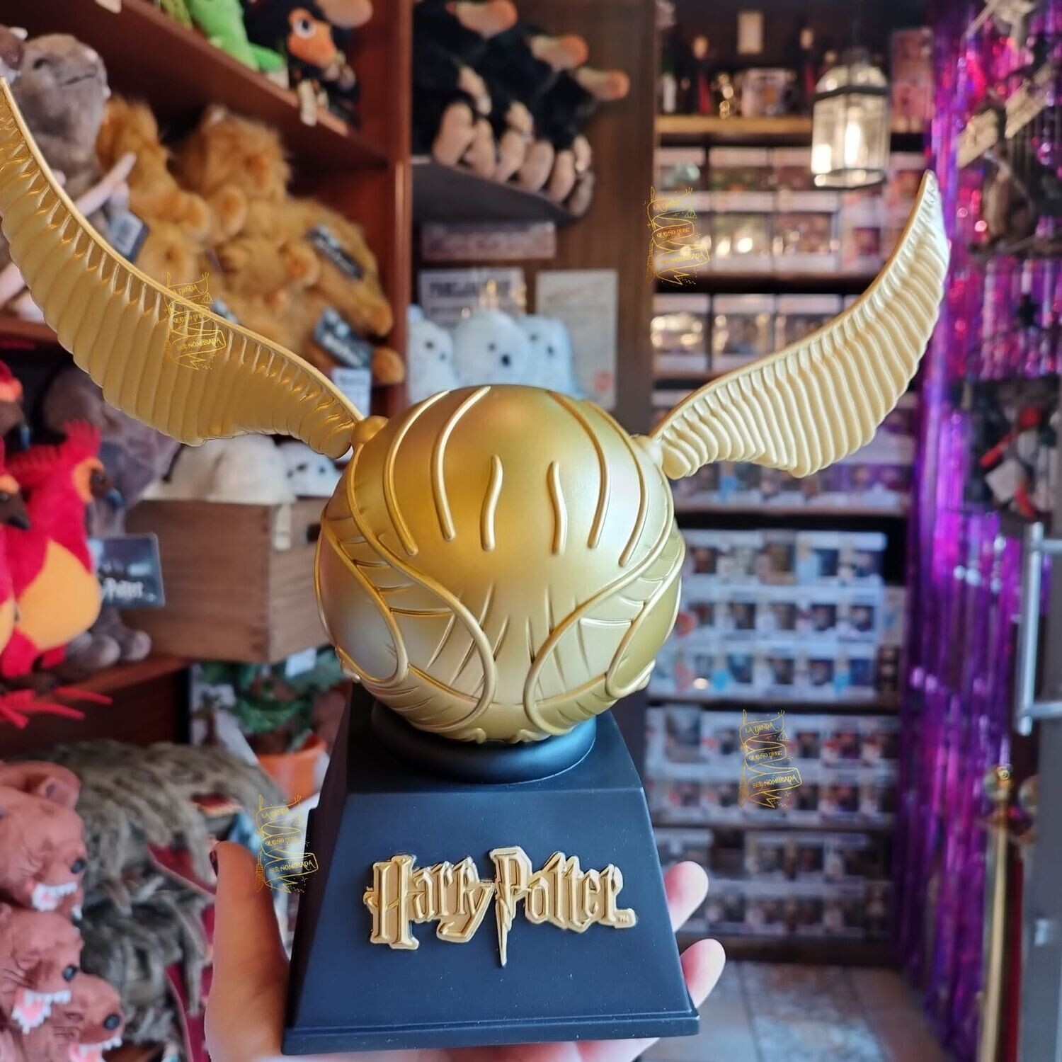 HUCHA SNITCH DORADA HARRY POTTER