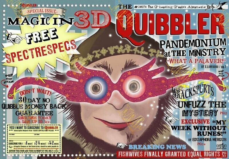 Harry Potter Quibbler Halskette - Luna Lovegood Fan Merch Multicolor