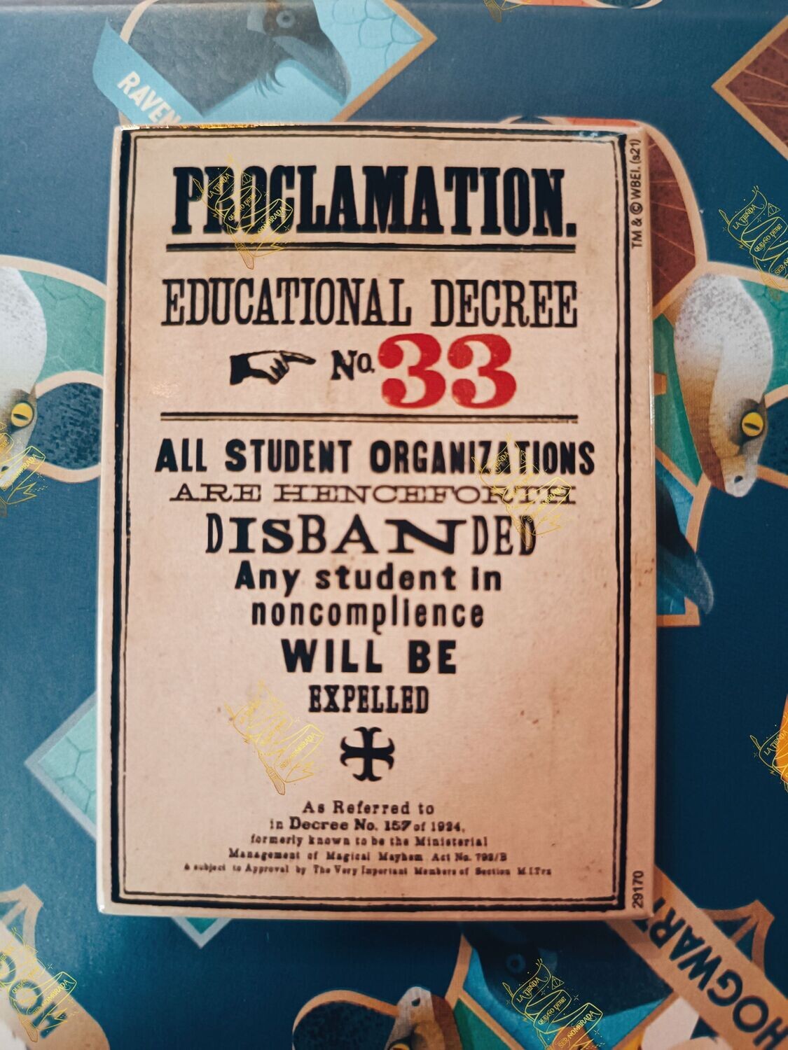 IMAN PROCLAMATION Nº33 HARRY POTTER