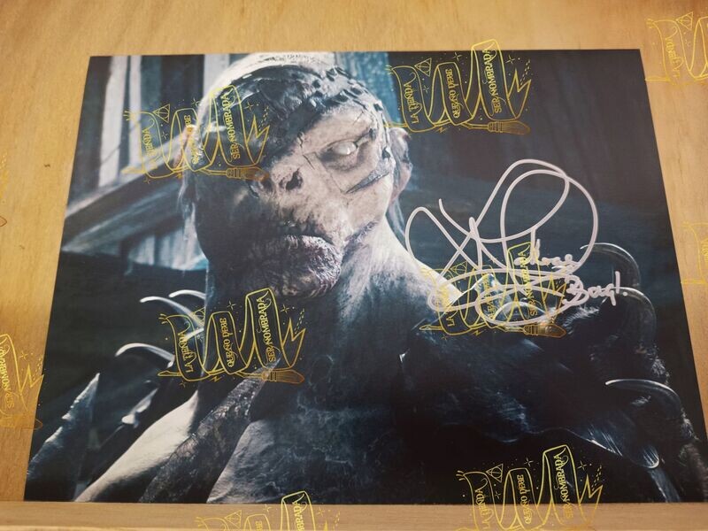 FOTOGRAFIA FIRMADA POR BOLG (LAWRENCE MAKOARE) EN THE HOBBIT