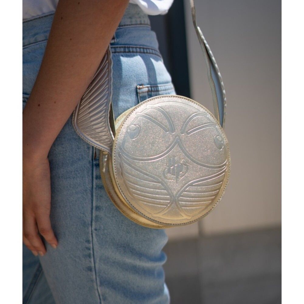 BOLSO SNITCH DORADA HARRY POTTER