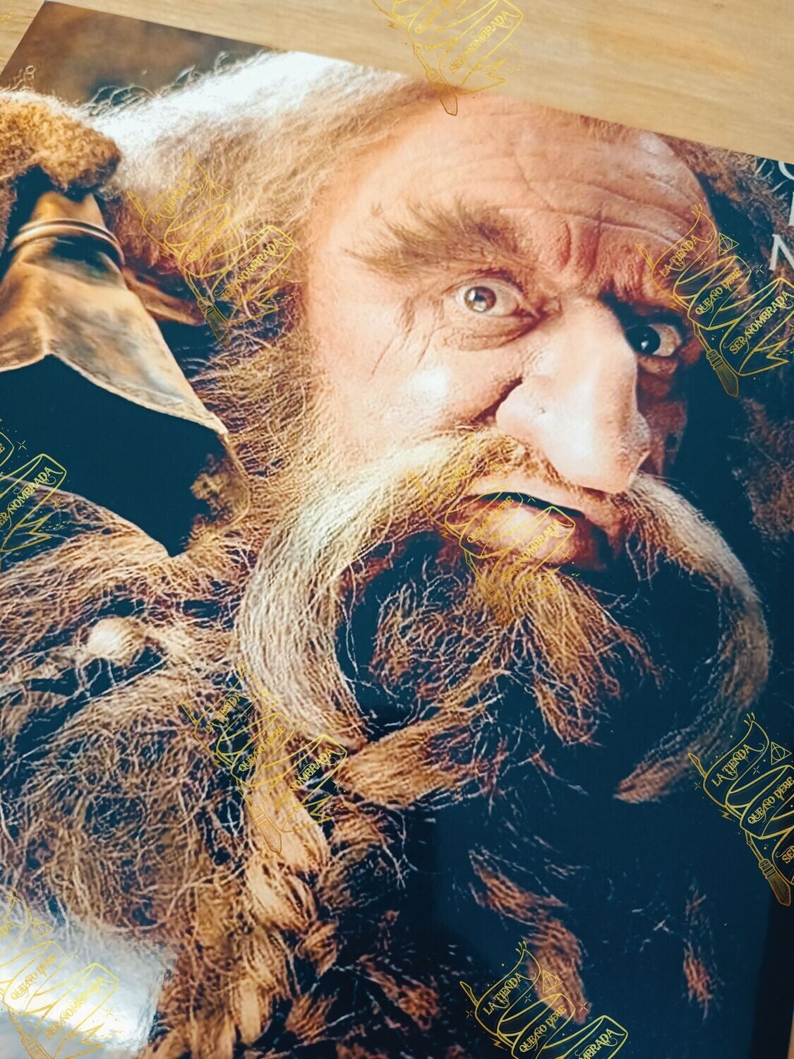 FOTOGRAFIA FIRMADA POR OIN (JOHN CALLEN) EN THE HOBBIT