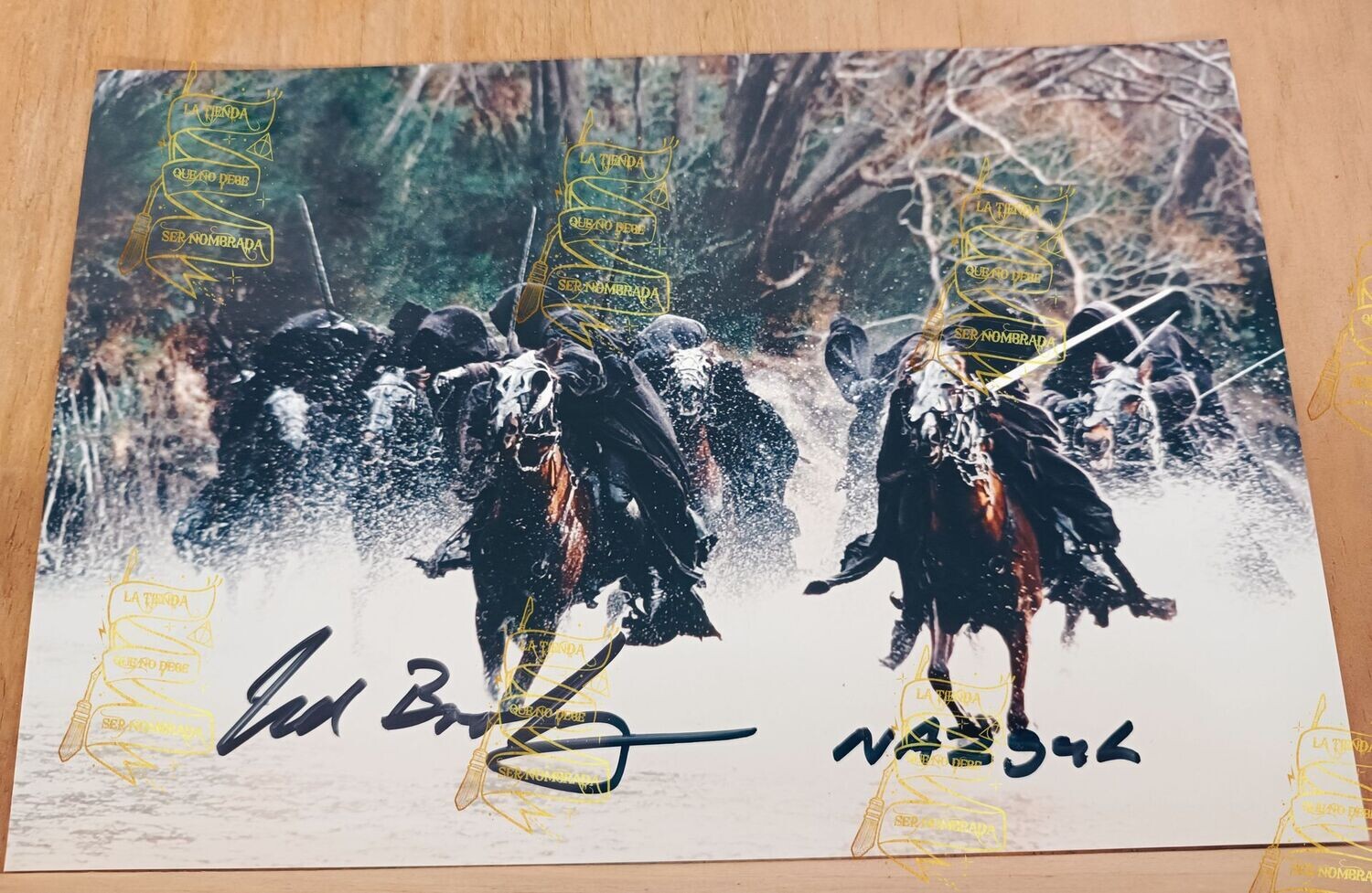 FOTOGRAFIA FIRMADA POR NAZGUL (JED BROPHY) EN EL SEÑOR DE LOS ANILLOS