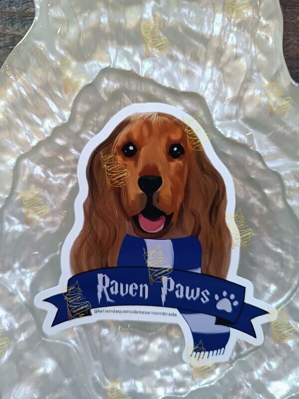 PEGATINA EXCLUSIVA PATRONUS RAVEN PAWS HARRY POTTER