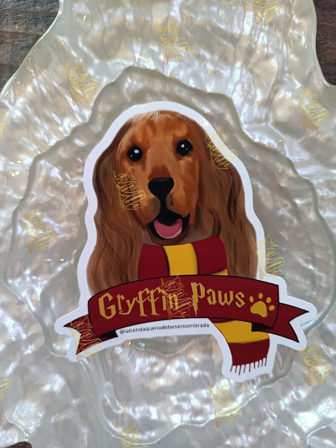 PEGATINA EXCLUSIVA PATRONUS GRYFFIN PAWS HARRY POTTER