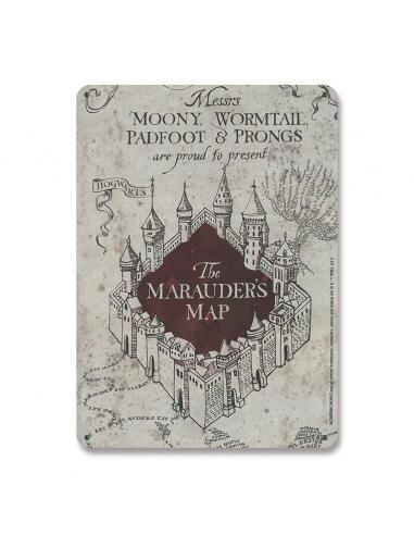 PLACA METALICA MARAUDERS MAP HARRY POTTER