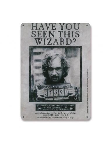 PLACA METALICA SIRIUS BLACK HARRY POTTER