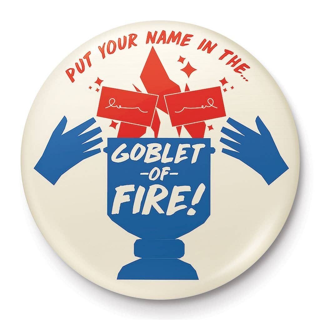 CHAPA GOBLET OF FIRE HARRY POTTER