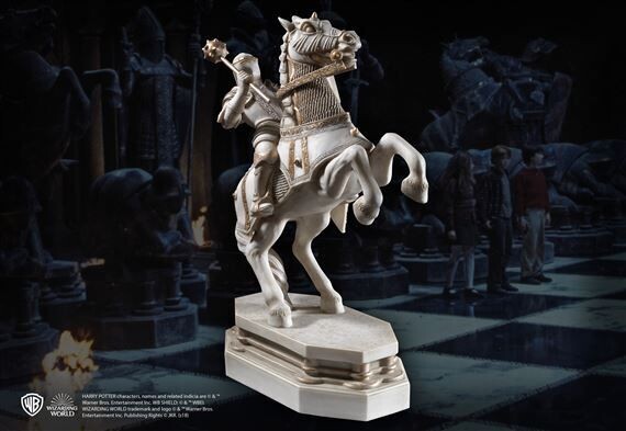 SUJETALIBROS CABALLERO BLANCO AJEDREZ HECHIZEROS DESAFIO FINAL HARRY POTTER NOBLE COLLECTION