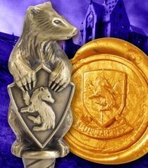 SELLO HUFFLEPUFF LACRE HARRY POTTER NOBLE COLLECTION