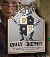 PLACA DAILY PROPHET HARRY POTTER NOBLE COLLECTION