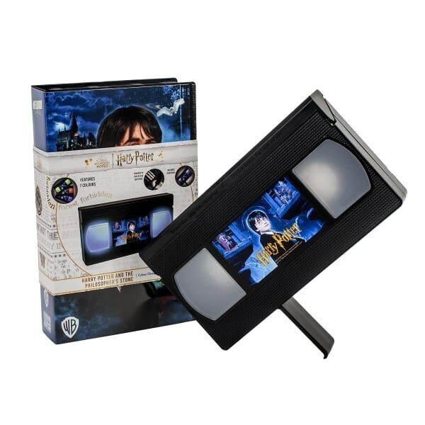 LAMPARA RETRO VHS HARRY POTTER Y LA PIEDRA FILOSOFAL EDICION COLECCIONISTA