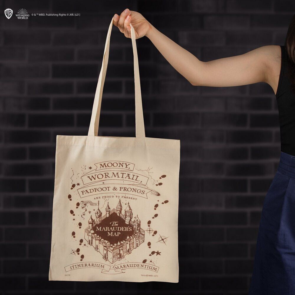 BOLSA TELA MAPA MERODEADOR HARRY POTTER