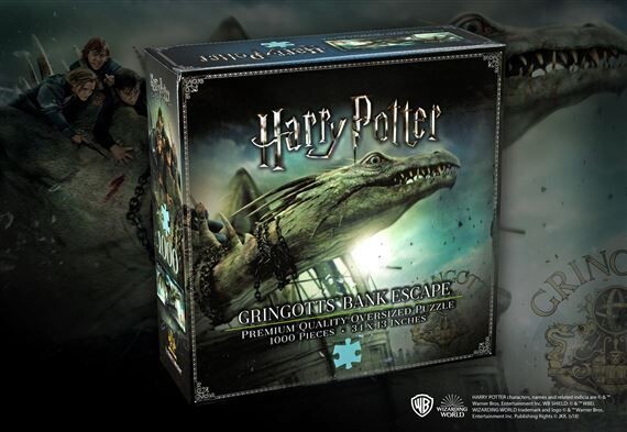 PUZZLE GRINGOTTS BANK ESCAPE HARRY POTTER NOBLE COLLECTION