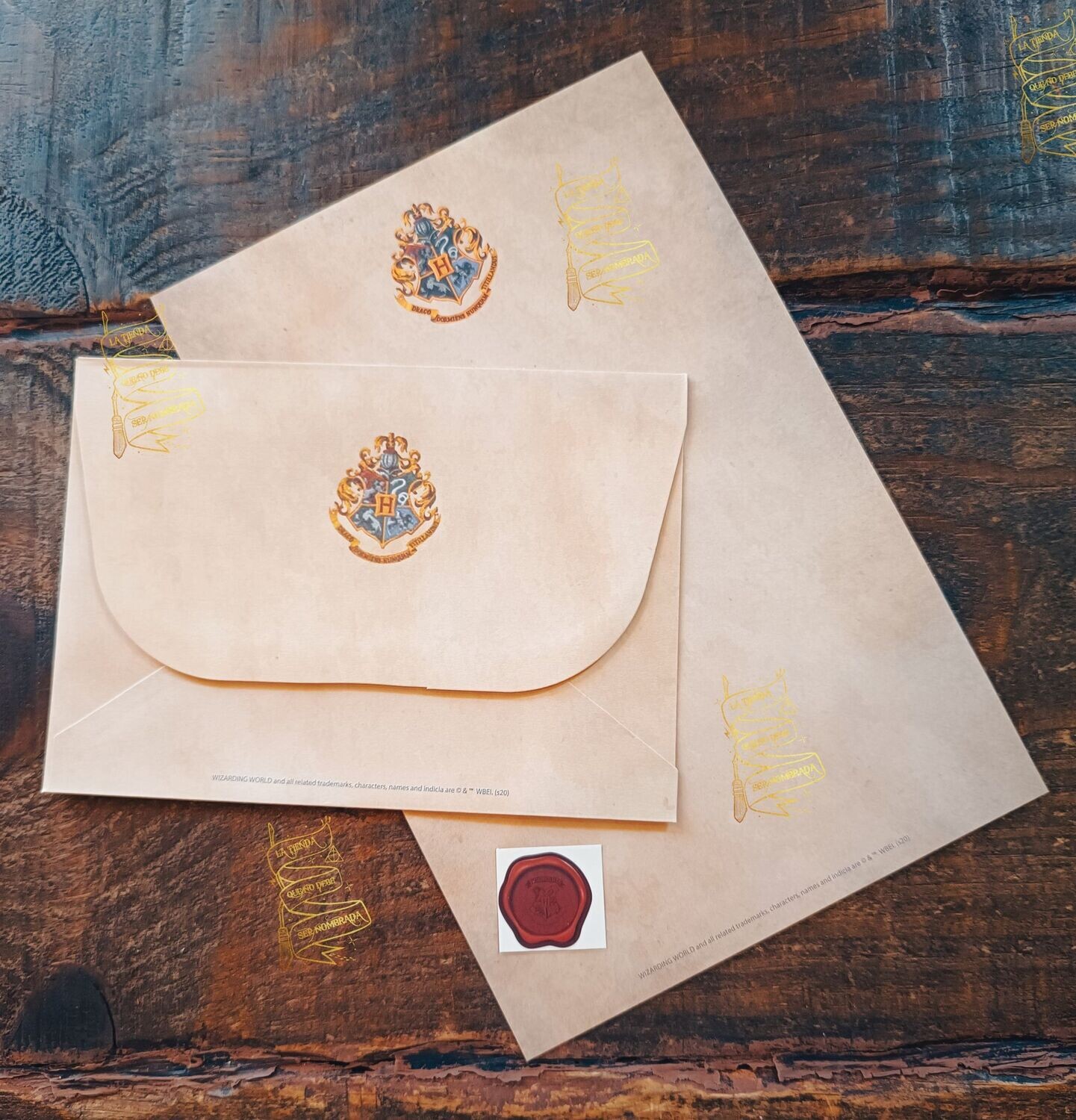 CARTA ACEPTACION HOGWARTS HARRY POTTER